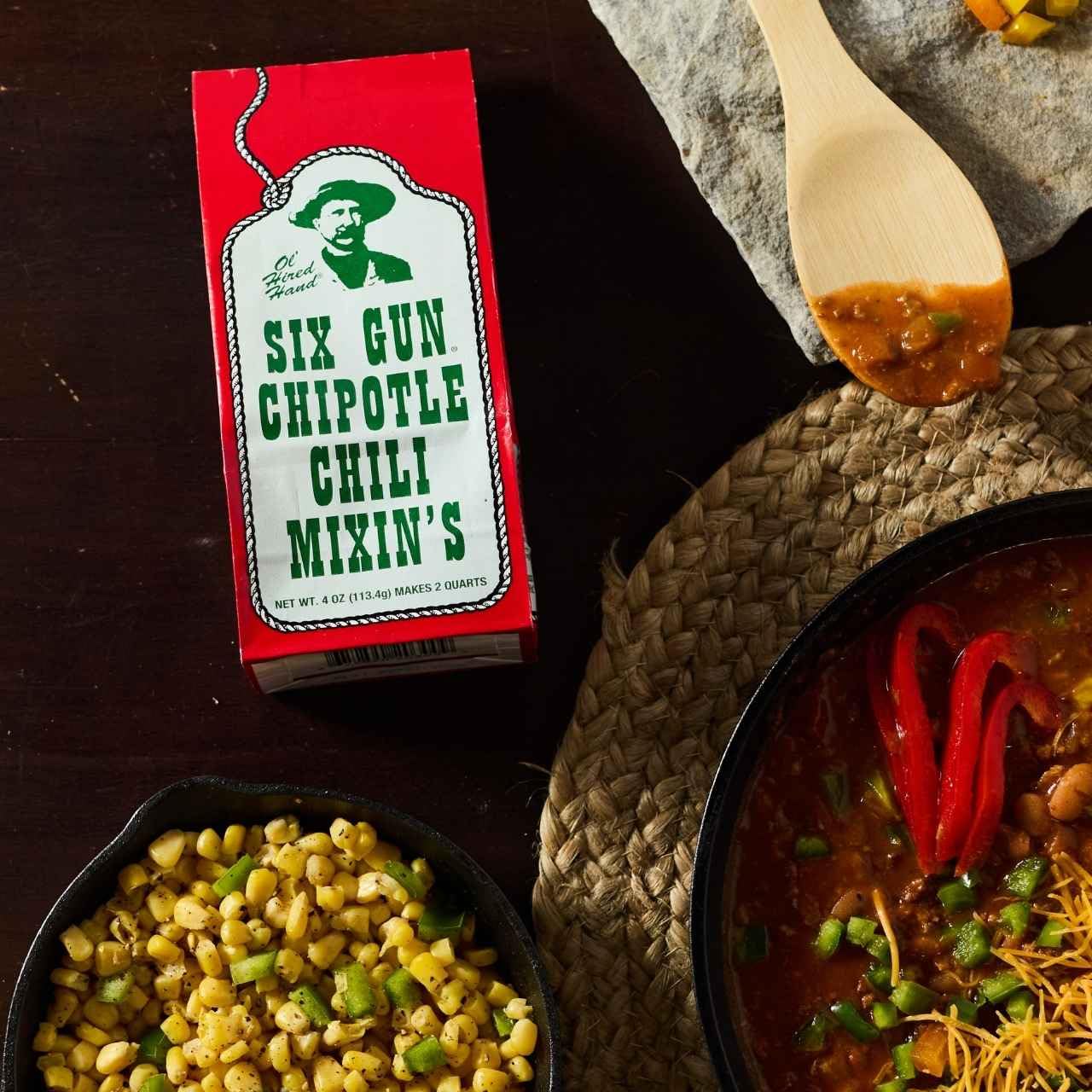 Amazon.com : Six Gun Chipotle Chili Mixin's, 4-Ounce (Pack of 1